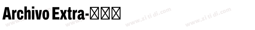Archivo Extra字体转换